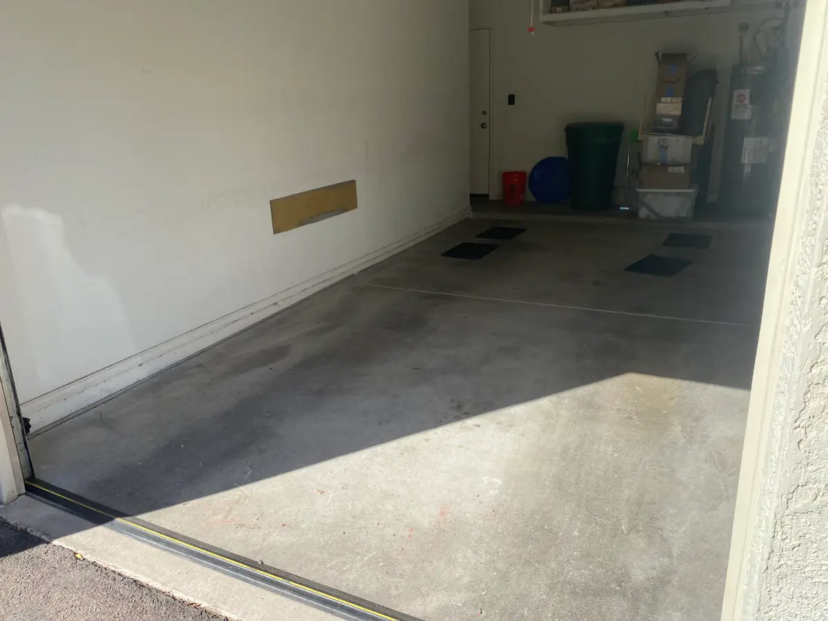 The same Mesa garage floor clear